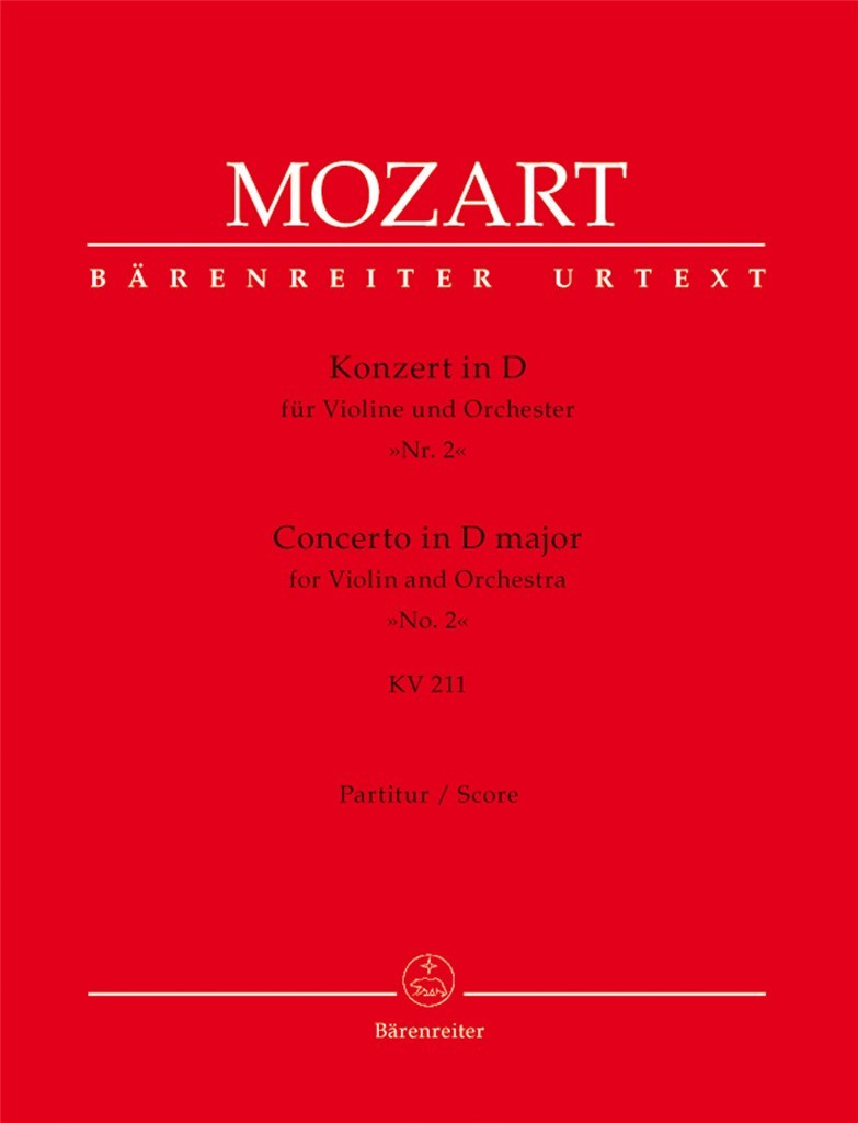 Violin Concerto 2 K211 Full score